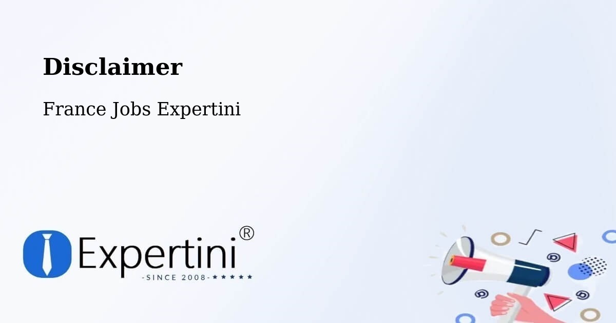 Disclaimer – Houdan - France Jobs Expertini